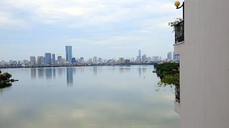 Lake view 3 bedrooms apartment for rent in prime location Tay Ho Westlake