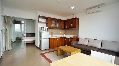 Nice view 01 bedroom apartment in Tay Ho for rent