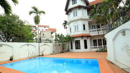 Swimming pool villa & Garden 06 bedroom for rent in To Ngoc Van, Tay Ho