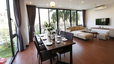 Super bright 03 bedroom & 02 bathroom apartment in Tu Hoa for rent