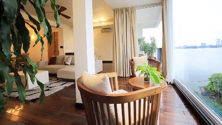 Dreaming lake view 02 bedroom apartment for rent in Quang Khanh, Tay Ho