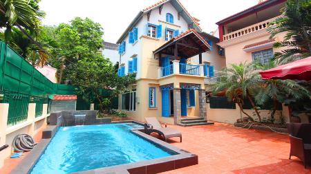 Swimming rental house 04 bedroom for rent in To Ngoc Van, Tay Ho