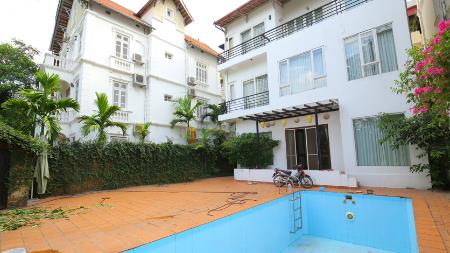 Swimming Pool 05 bedroom house for rent in Tay Ho, Ha noi