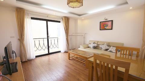 Spacious one bedroom apartment in Tay Ho with balcony